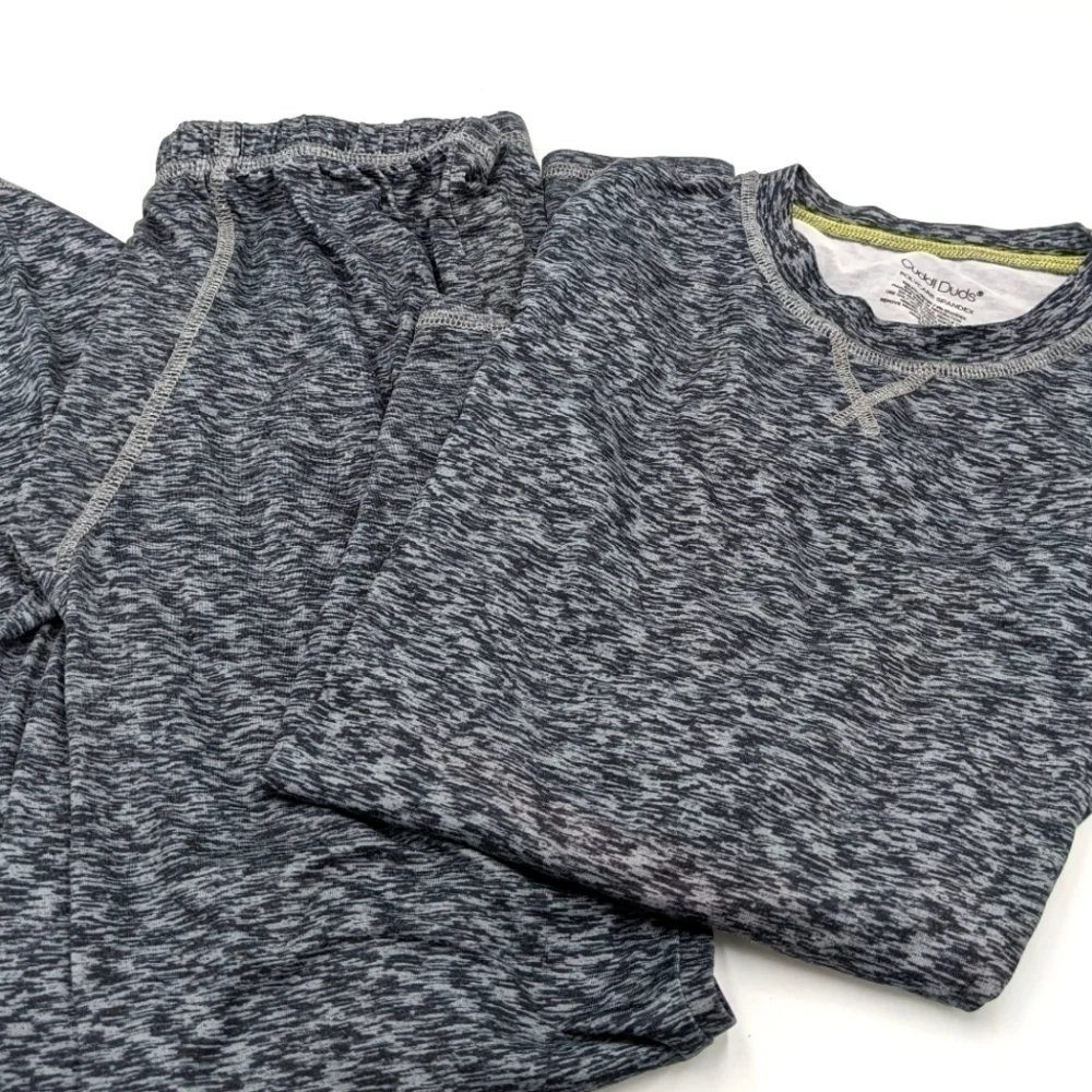 Cuddl Duds Lounge Long John Set XL